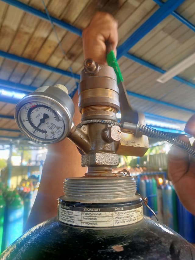 Hydrostatic test untuk pipa gas